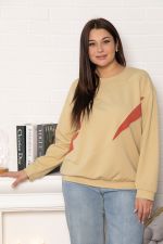 Свитшот Ритм города (бежевый) Б15005-3М LT Collection