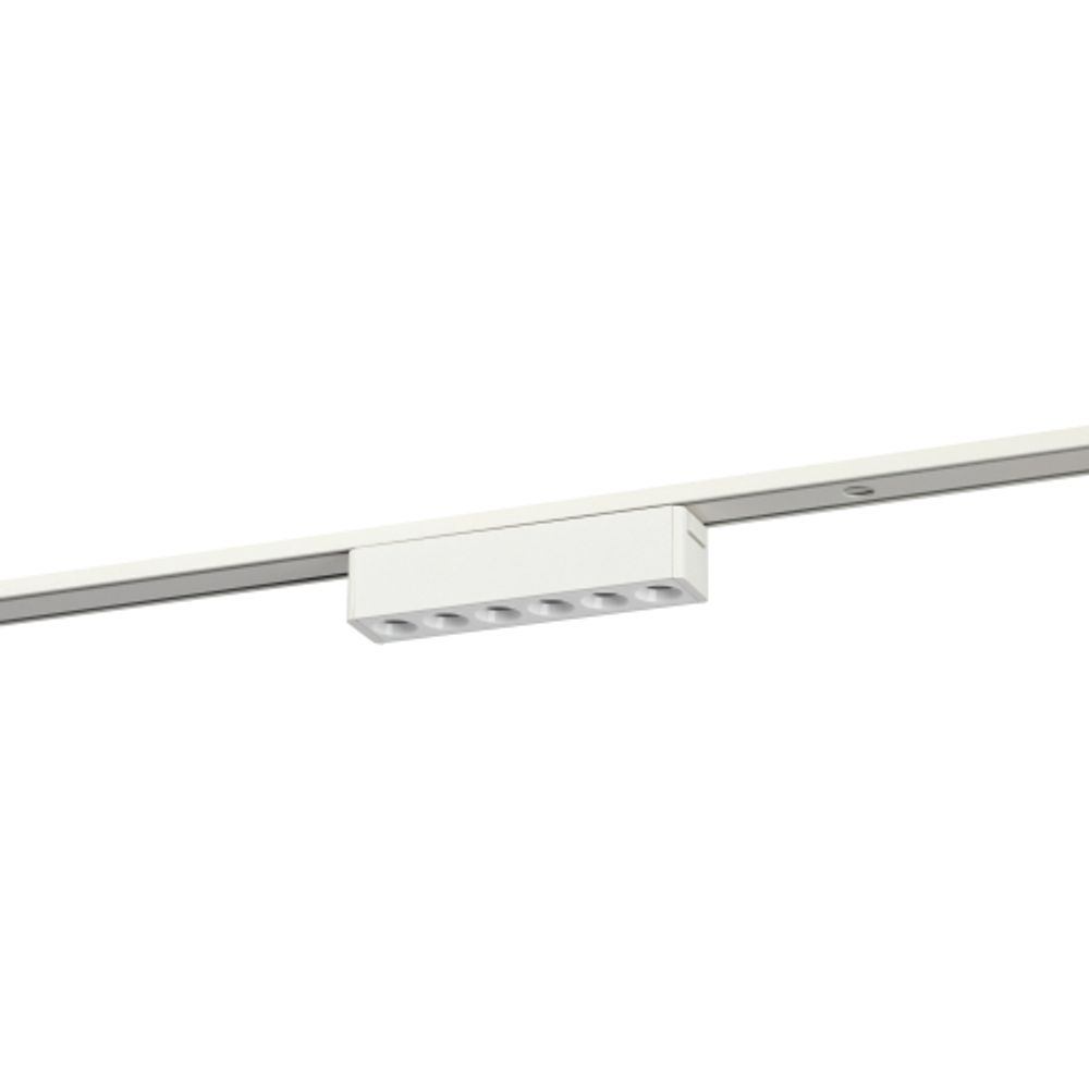 Магнитный трековый светильник ЭРА TRM-S5-2-6W4K WH светодиодный 6Вт 4000К белый | Магнитные трековые светильники