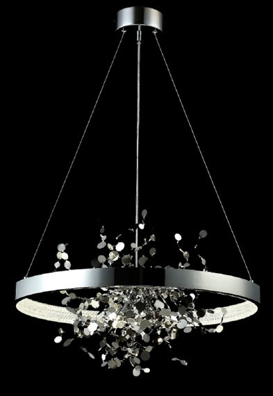 Подвесная люстра Crystal Lux GARDEN SPLED+3 D600 CHROME
