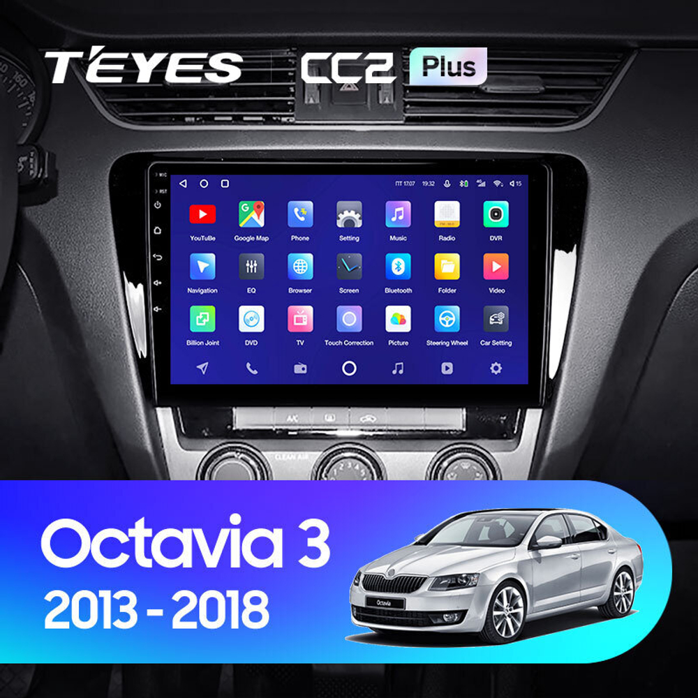 Teyes CC2 Plus 10.2" для Skoda Octavia 2013-2018