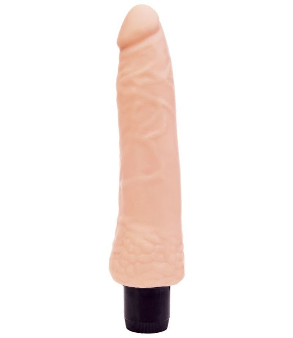 Телесный вибратор реалистичной формы - 17 см.