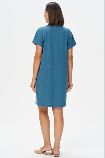 Платье женское, прямого силуэта Лори N1690-E50.2F03 синее