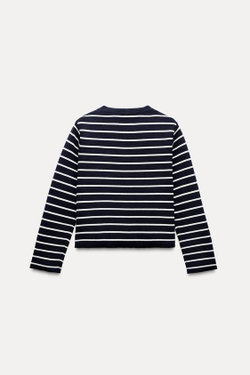 ZARA КАРДИГАН В ПОЛОСКУ, ПОЛОСКИ