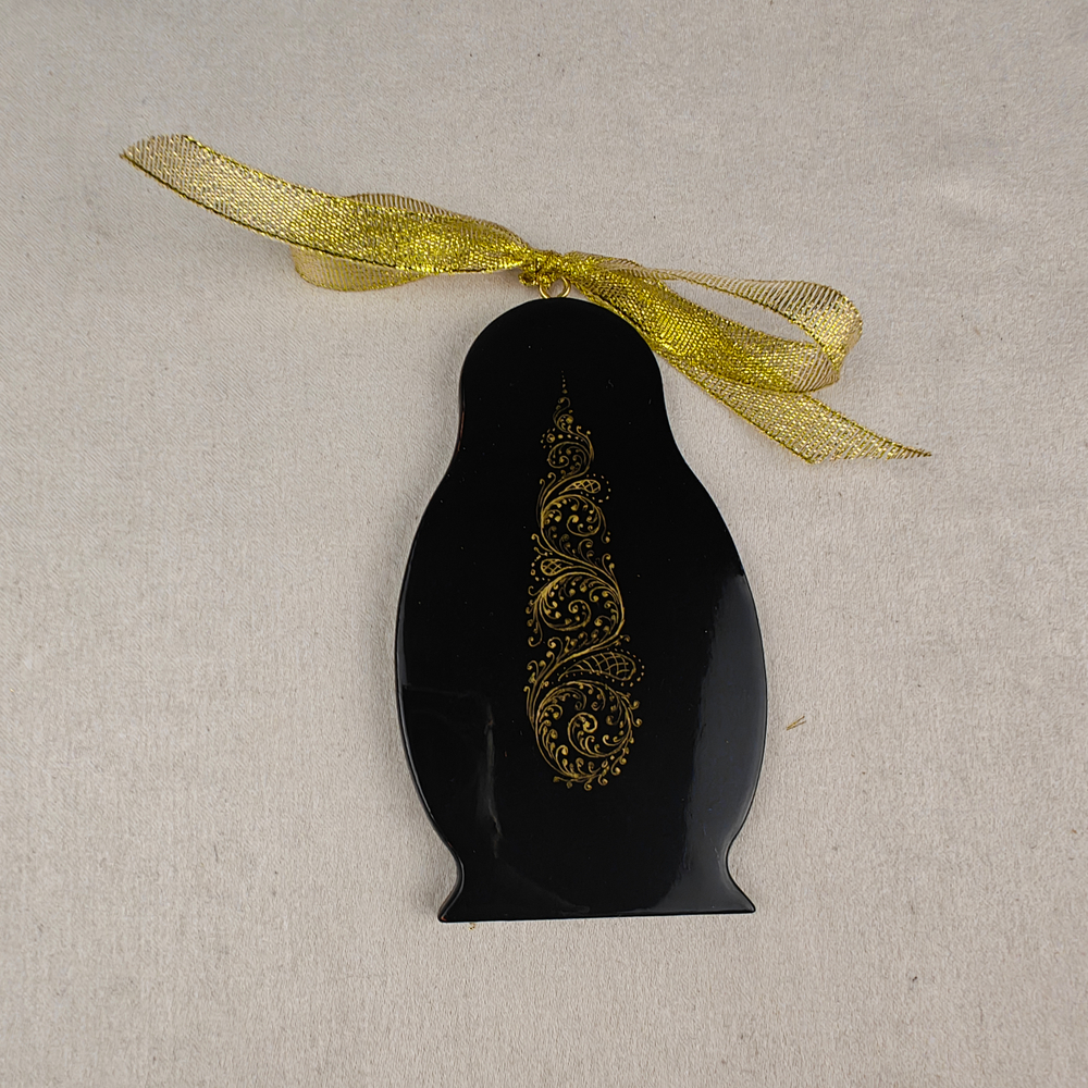 Сувенир Матрешка "Москва" с росписью Палех в подарочном футляре