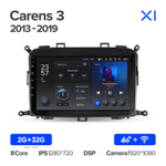 Teyes X1 9"для KIA Carens 2013-2019