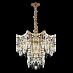 Citilux Моника CL308262 Люстра хрустальная подвесная Золото