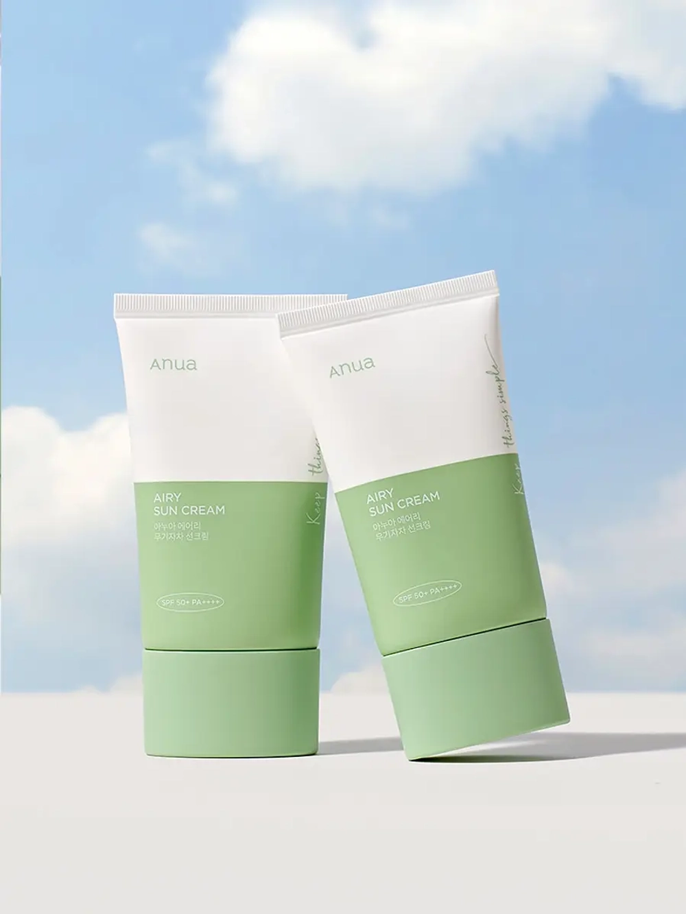 Anua Лёгкий минеральный солнцезащитный крем с экстрактом хауттюйнии SPF50 Airy Sun Сream 50 мл