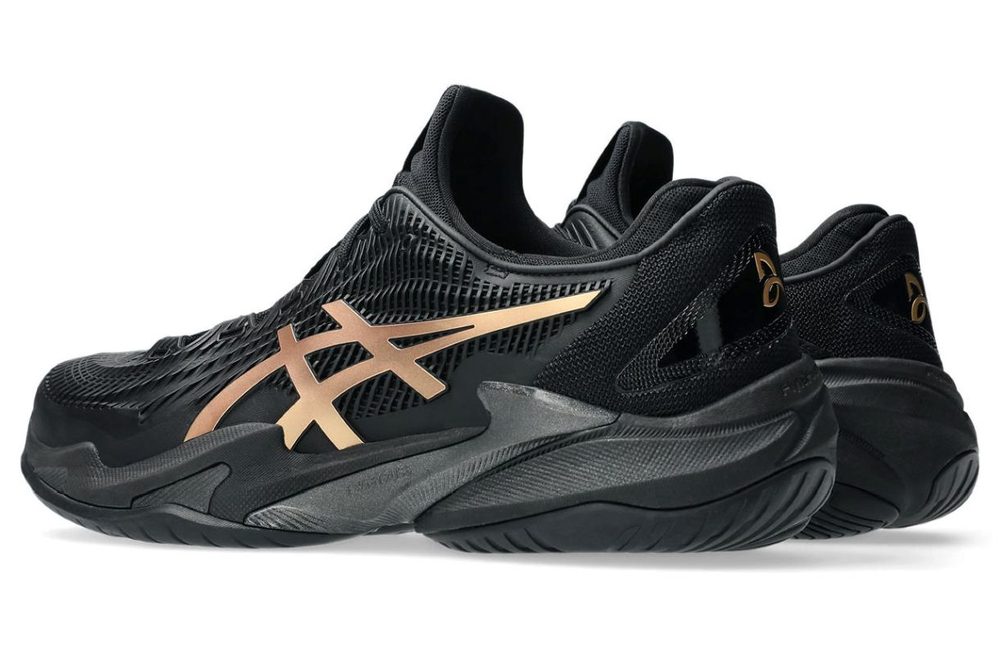 Теннисные кроссовки Asics Court FF 3 Novak Night Energy - black/prism gold