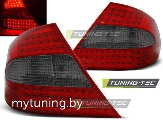 Задние фонари Mercedes CLK W209 red smoke led