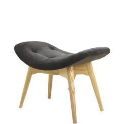 Оттоманка Contour темно-серая