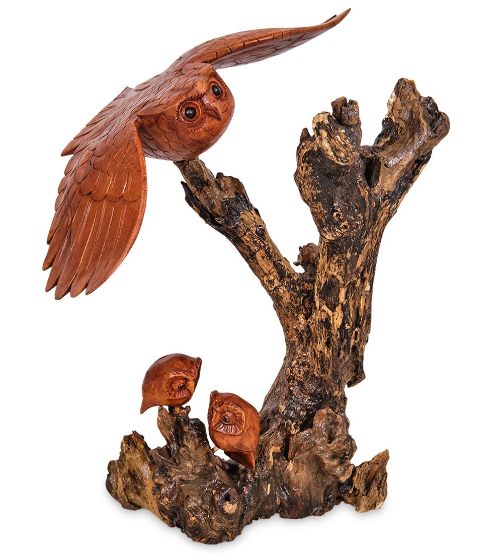 Decor and Gift 49-004 Композиция «Семейка сов» (о.Бали)