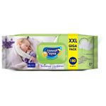 Салфетки влажные 180 шт, для детей, СОЛНЦЕ И ЛУНА с отваром лаванды, крышка клапан, ш, 9920