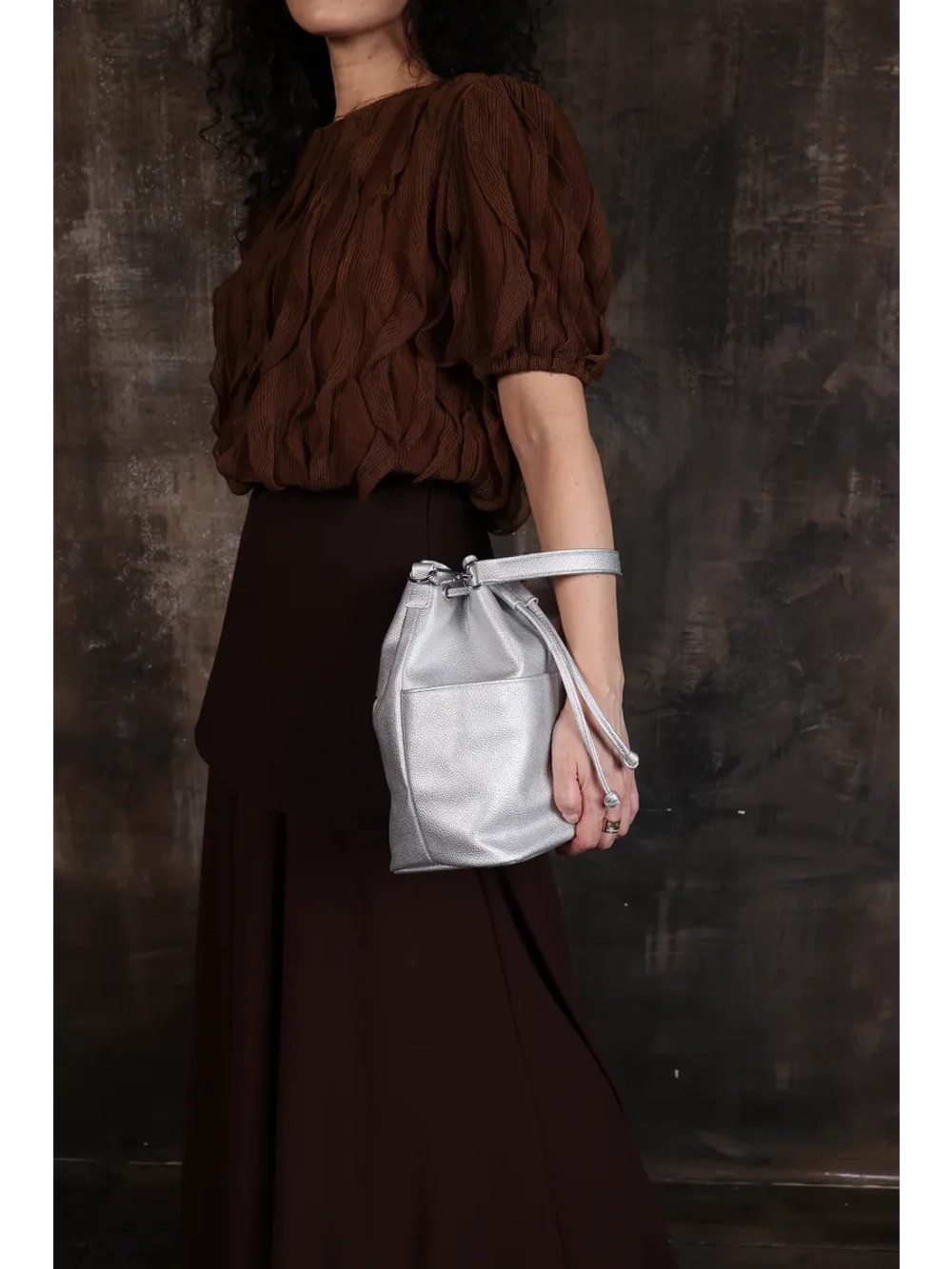 сумка через плечо тоут средняя мешок