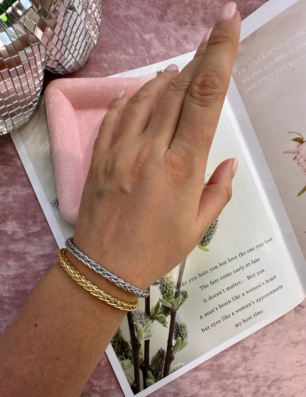 Браслет жесткий "Плетение"