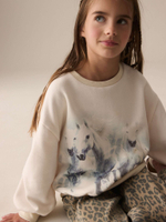 Толстовка для девочки Next E89-331, Кремовый