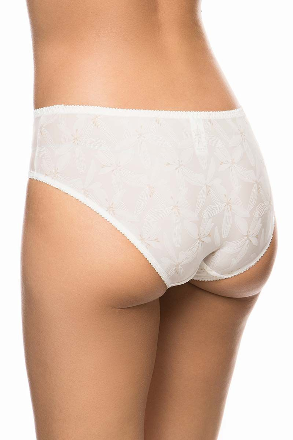 Трусы-макси Eva с нежным цветочным принтом (Размер: 48) (Цвет: темно-серый)