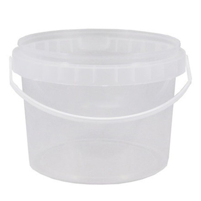 Ведро п/э БЕЗ кр. 1,0 л (неокр) Агро (150/450 шт.) с ручкой