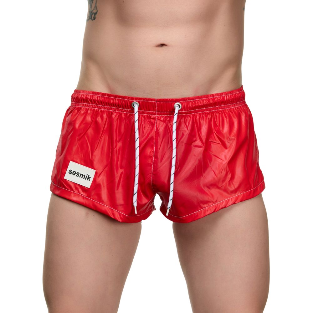 Мужские шорты красные Sesmik ALEX COLORS RED