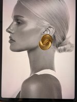 Серьги Винт, Золотые