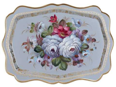 Zhostovo metal tray A22D18052675