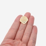 Ракушка из золотистого перламутра речных ракушек, 18мм