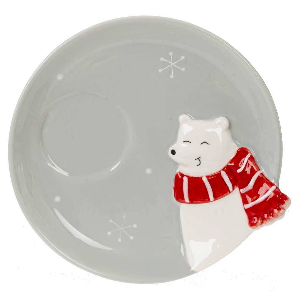 GAEM Набор чашка с блюдцем "Белый медведь", 250 мл, L16 W15,5 H8 см