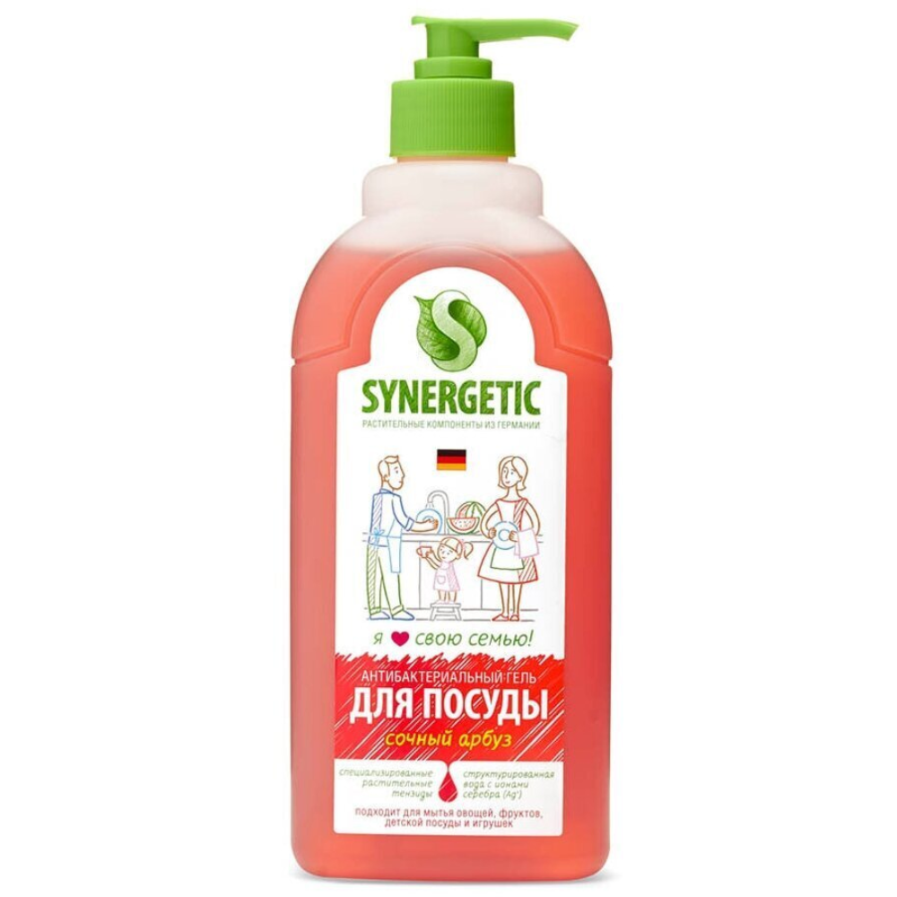 Средство для посуды Synergetic арбуз 0.5 л