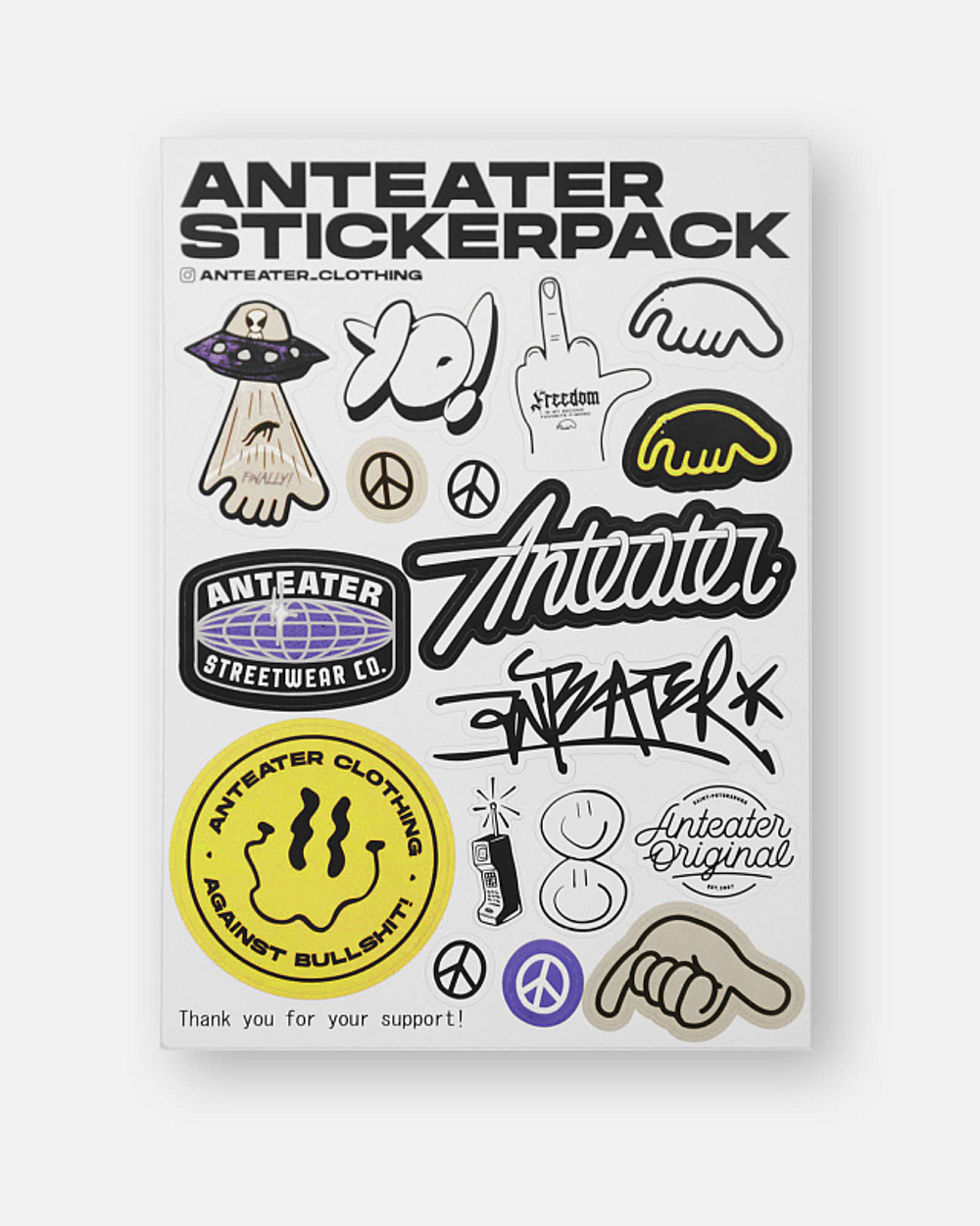 Наклейка ANTEATER Sticker-Pack