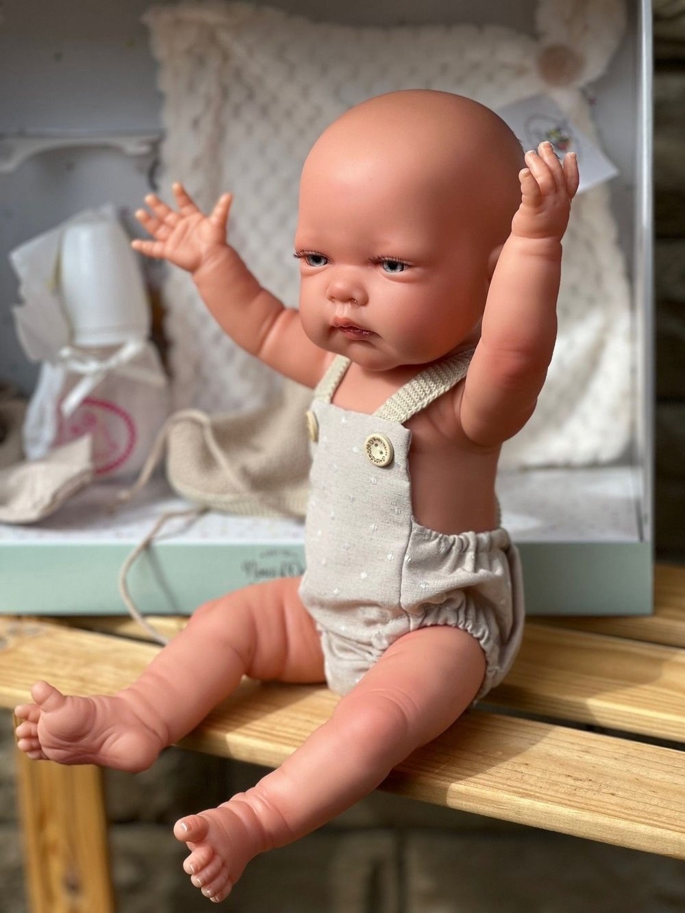 Кукла Реборн Nines 45см Rubi виниловая (N0201)