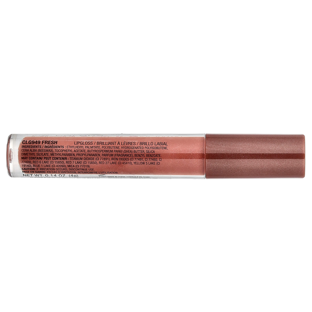 L.A. Colors, High Shine, блеск для губ с маслом ши, CLG949 свежесть, 4 г (0,14 унции)