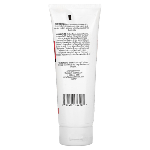 Advanced Clinicals, Crepey Skin, крем для разглаживания морщин, 237 мл (8 жидк. унц.)