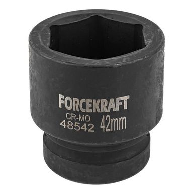 Головка ударная 1'', 42мм (6гр.) FORCEKRAFT FK-48542