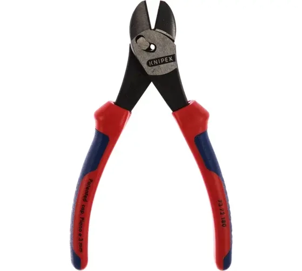 KNIPEX TwinForce бокорезы, рез: провол. мягк d 5.5 мм, провол. ср. d 4.6 мм, твёрд. d 3.2 мм, роял.
