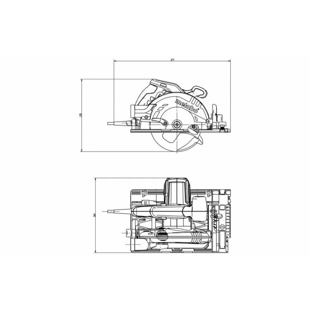 Дисковая пила Metabo KS 55 FS Case 600955500