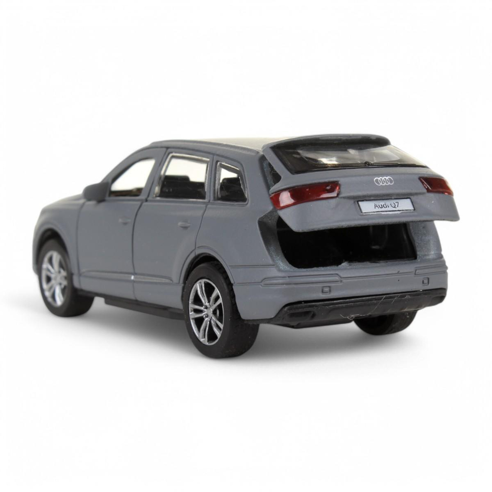 Модель ин. мет. "Audi Q7" 12см. матовый, серый , двер, багаж. Q7-12MAT-GY (Технопарк)