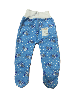 Ползунки на евро резинке из футера (100% хлопок с начесом) на рост 74 см