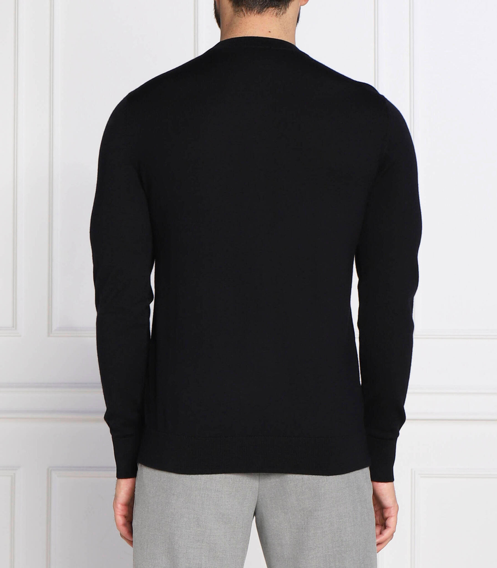 Хлопковый свитер Emporio Armani - темно-синий(6L1MXJ 1MBPZ)