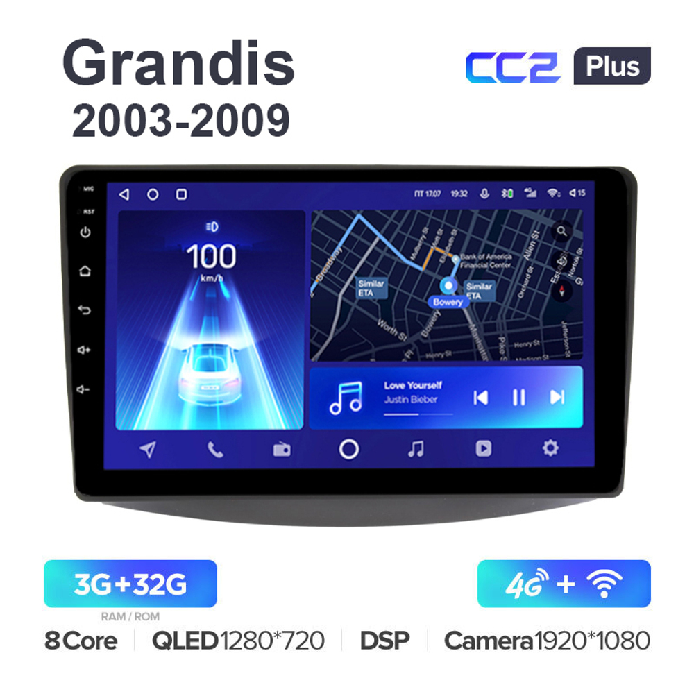 Teyes CC2 Plus 9"для Mitsubishi Grandis 2003-2011