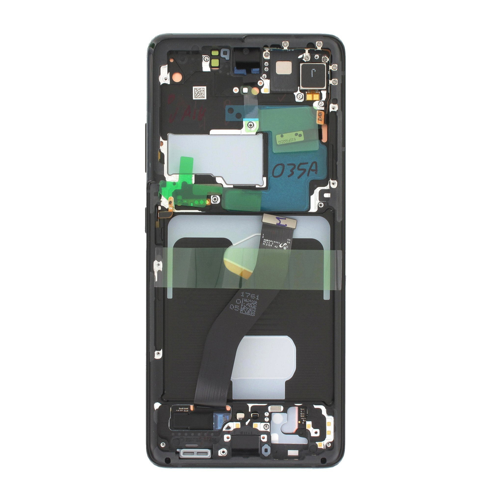 Samsung Galaxy S21 Ultra 5G (SM-G998B) / (Дисплейный модуль с тачскрином) (в рамке) (ORIG-SP)