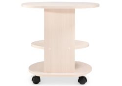 Журнальный стол Лидер 80х53х52 дуб млечный