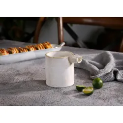 Соусник молочник 300 мл d 8 см h9 см круглый керамика Gray Frutti di Mare P.L. [6]