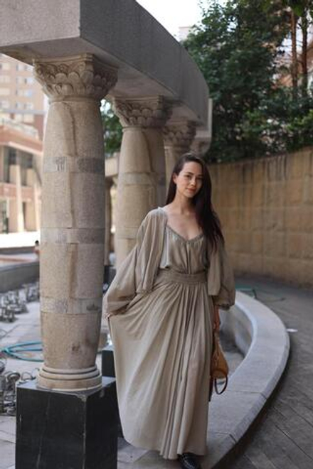 рубашка с объёмными рукавами