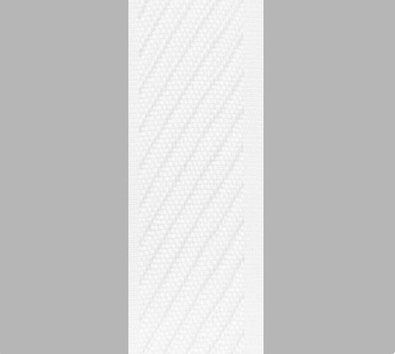 Тесьма декоративная с текстурой (белая 35мм) (100)