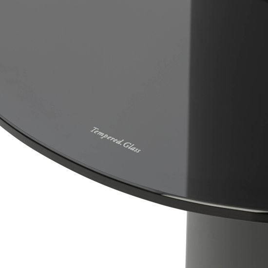 Кофейный стол Exalto 30х43 сталь и стекло