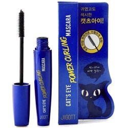 Jigott Тушь для ресниц «подкручивание» - Cat's eye power curling mascara, 12г