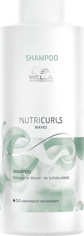 Wella Professionals Nutricurls Бессульфатный шампунь для вьющихся волос 1000 мл