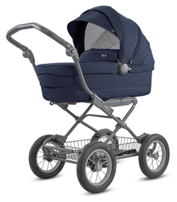 Коляска Inglesina Sofia System Duo 2 в 1 на шасси Ergo Bike IMPERIAL BLUE, темно-синий