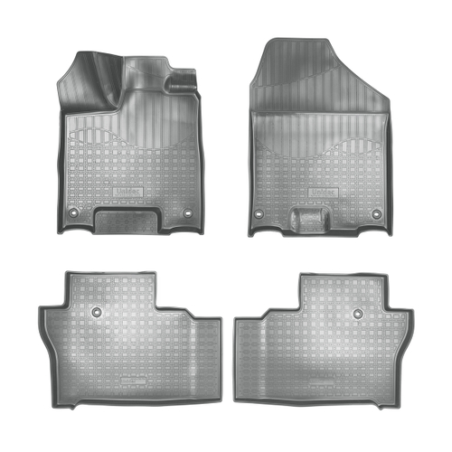 Ковры в салон Norplast/Unidec для Honda Pilot III (2015-)Полиуретан,Серый,5 мест арт.NPA10-C30-700-G