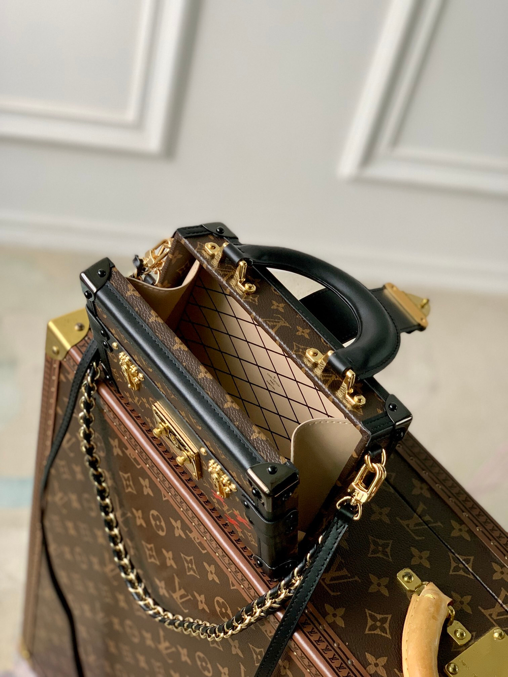 Louis Vuitton Petite Malle Capitale Bag
