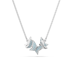 MP LILIA:NECKLACE S BLU/RHS